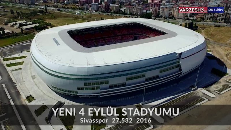 استادیوم های تیم های حاضر در سوپرلیگ ترکیه