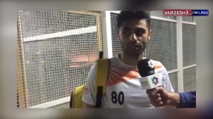 صحبت های عسگری و حسین ابراهیمی پس از بازی با تراکتور