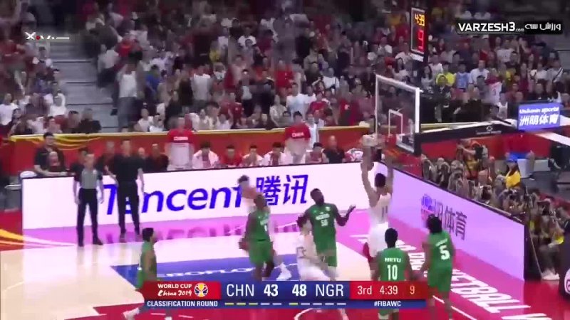 خلاصه بسکتبال چین - نیجریه