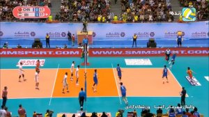 خلاصه والیبال ایران 3 - چین 0 (قهرمانی آسیا)