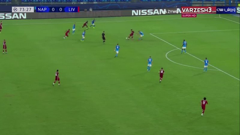 خلاصه بازی ناپولی 2 - لیورپول 0