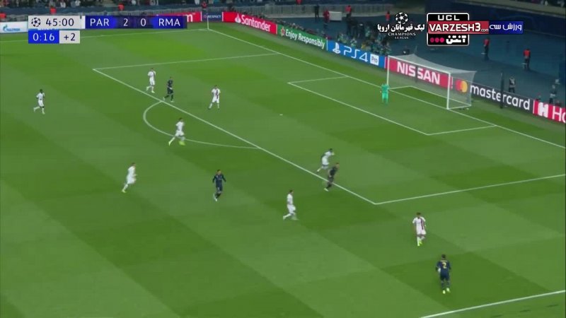 خلاصه بازی پاری سن ژرمن 3 - رئال مادرید 0