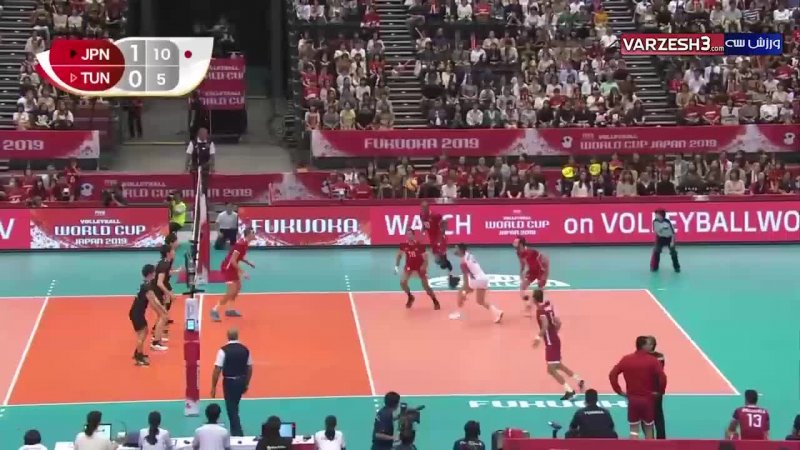 خلاصه والیبال ژاپن 3 - تونس 0 (جام جهانی)