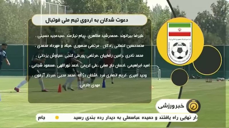 اعلام لیست جدید تیم ملی ایران