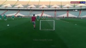 سومین تمرین تیم ملی فوتبال ایران پیش از دیدار برابر کامبوج 