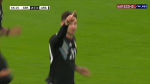 گل اول آرژانتین به آلمان توسط آلاریو