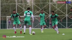 لحظاتی از تمرین تیم ملی پیش از سفر به بحرین