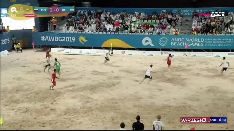 خلاصه فوتبال ساحلی روسیه 6 - ایران 2