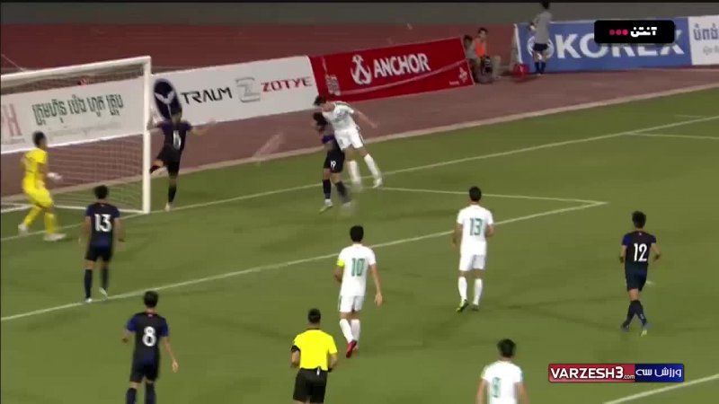 خلاصه بازی کامبوج 0 - 4 عراق(مقدماتی جام جهانی)