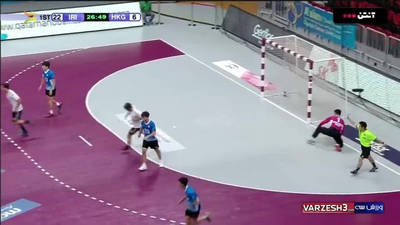 خلاصه هندبال ایران 48 - 16 هنگ کنک(انتخابی توکیو2020)