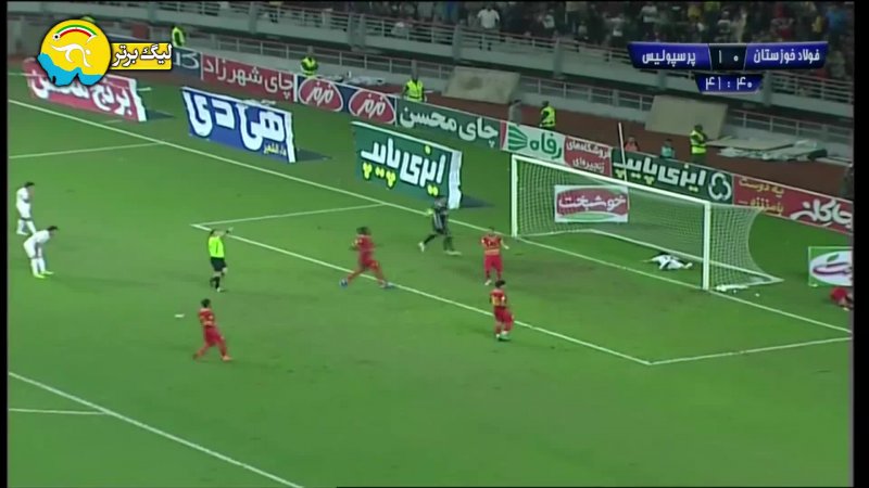 خلاصه بازی پرسپولیس 1 - فولاد خوزستان 0 