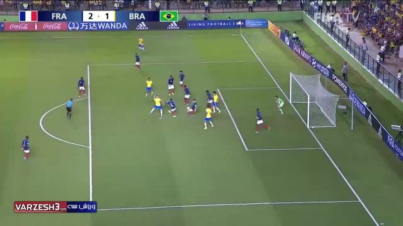 خلاصه بازی فرانسه 2-3 برزیل(نیمه‌نهایی جام‌جهانی زیر17سال)