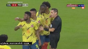خلاصه بازی کلمبیا 1 - پرو 0 (دوستانه)