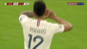 گل اول فرانسه به آلبانی (تولیسو)