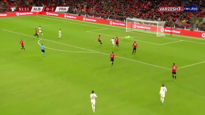 خلاصه بازی آلبانی 0 - فرانسه 2 (مقدماتی یورو)