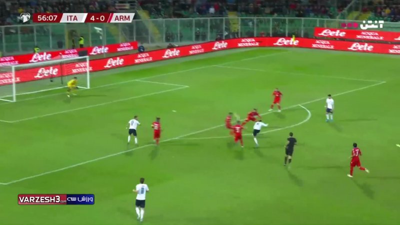 خلاصه بازی ایتالیا 9 - ارمنستان 1