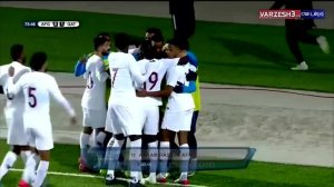 تک گل تیم ملی قطر به افغانستان توسط اکرم عفیف