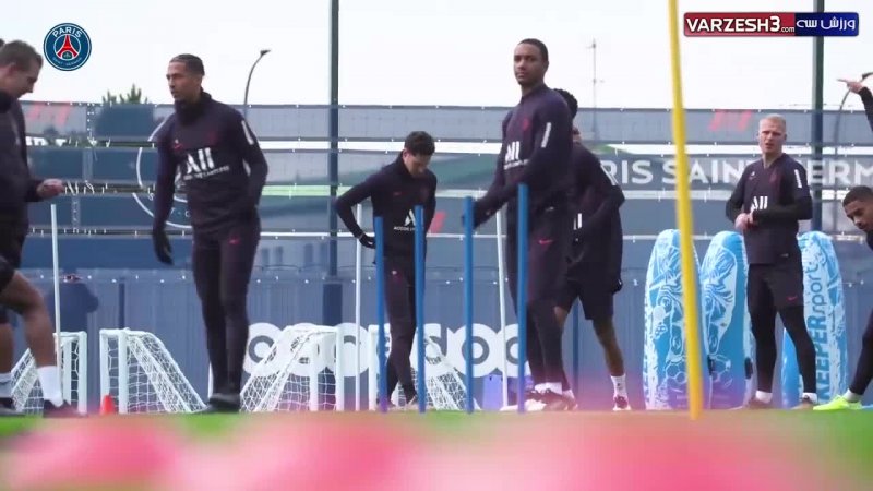 آخرین تمرین پاریسی ها قبل از بازی با موناکو