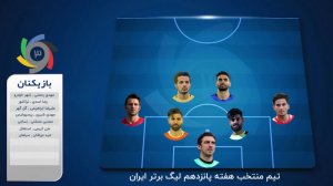 تیم منتخب هفته پانزدهم لیگ برتر ایران