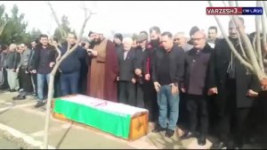 خاکسپاری مرحوم نادر باقری گلر سابق پرسپولیس در بی‌بی سکینه کرج