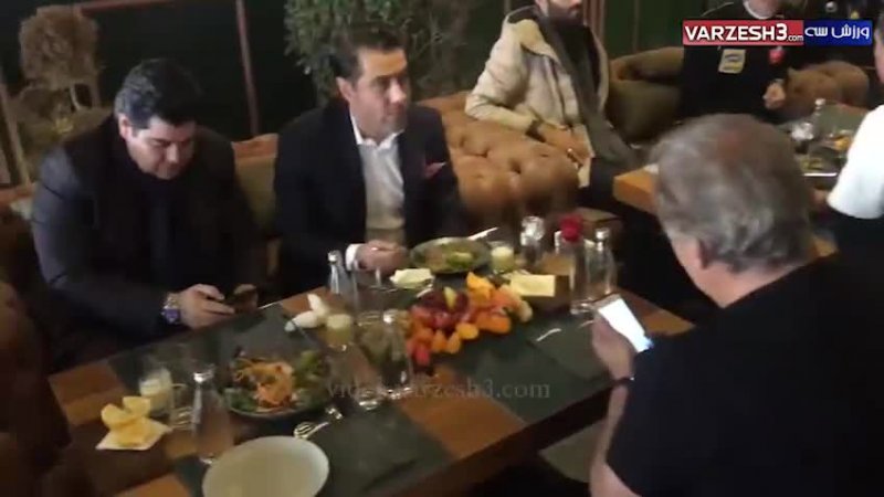 اولین ناهار مشترک پرسپولیسی‌ها با گل محمدی