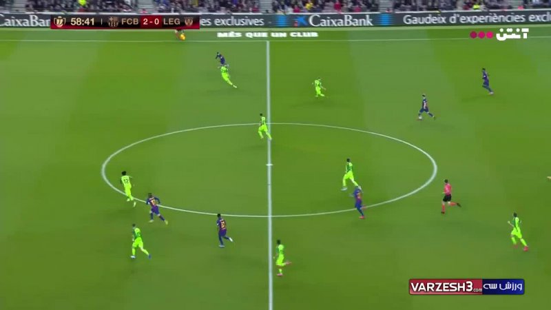 خلاصه بازی بارسلونا 5 - لگانس 0 (درخشش مسی)