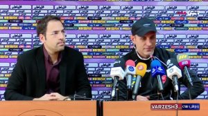 کنفرانس خبری یحیی گل محمدی قبل از بازی با استقلال