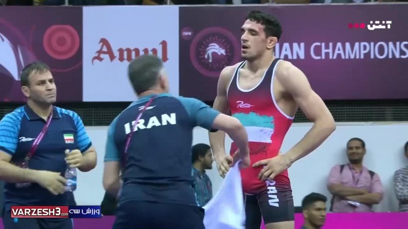 کسب مدال نقره توسط حسینی در وزن 70 کیلوگرم