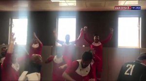 شادی و رقص بازیکنان سرخپوشان بعد از پیروزی لحظه آخری مقابل فجر