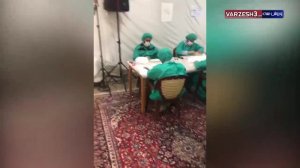 مداحی شایان مصلح در جمع کارگاه خیریه تولید ماسک