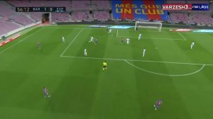 گل اول بارسلونا به اسپانیول توسط سوارز 