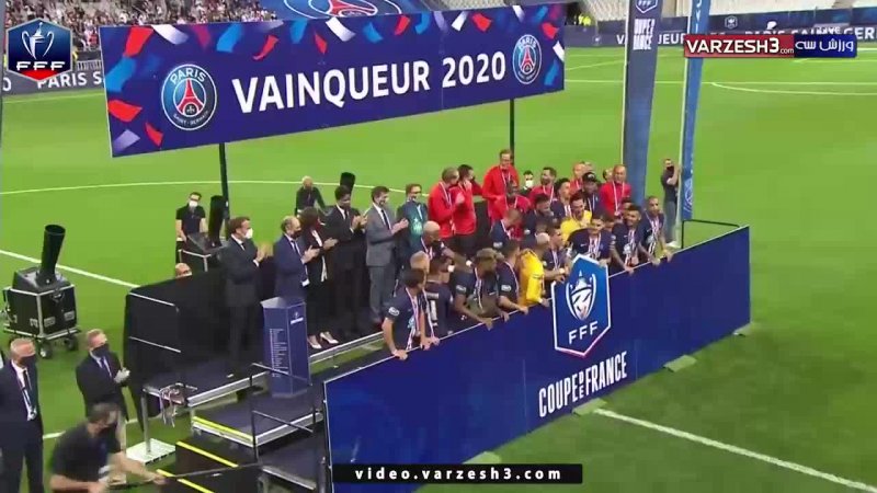 جشن قهرمانی پاریسی ها در جام حذفی فرانسه
