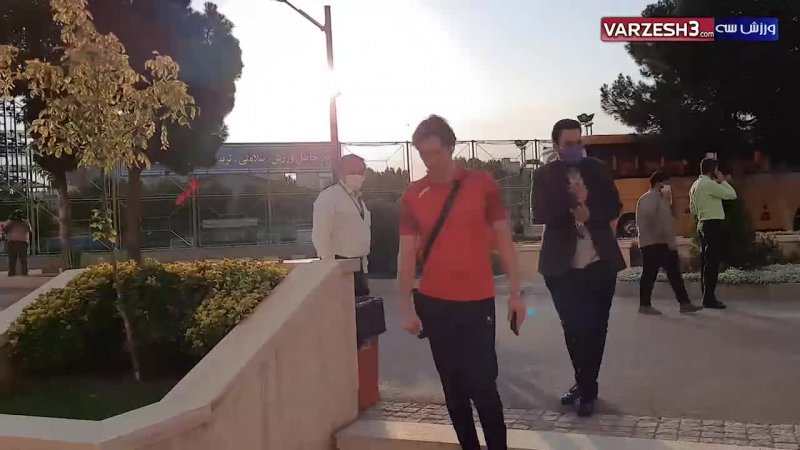 ورود بازیکنان شهرخودرو به ورزشگاه امام رضا