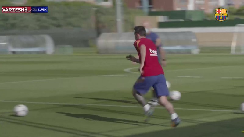 بازگشت مسی به تمرینات بارسلونا