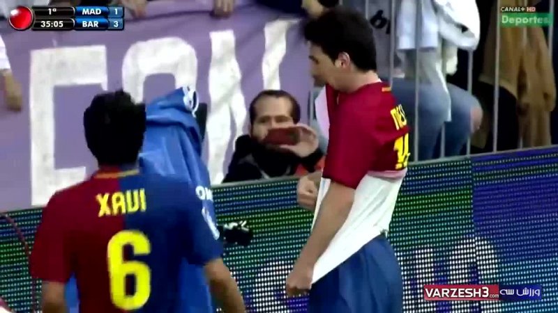 خاطره انگیز; برد پرگل بارسلونا در برابر رئال مادرید در سال 2009