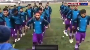 تمرینات شاداب تیم شهید عبدی همراه با رقص شمالی