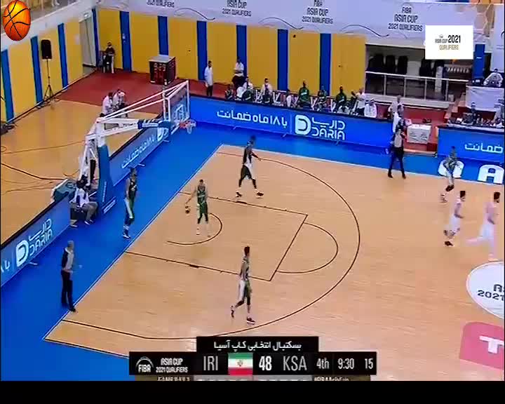 خلاصه بسکتبال ایران 71 - عربستان 64