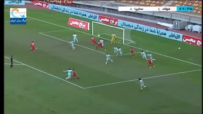 خلاصه بازی فولاد خوزستان 3 - سایپا 0