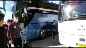 ورود دو تیم آلومینیوم و پرسپولیس به ورزشگاه امام خمینی